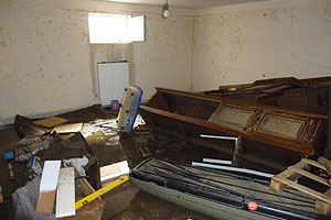 Überschwemmungsschaden Münster, 28. Juli 2014