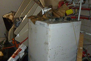 Überschwemmungsschaden Münster, 28. Juli 2014